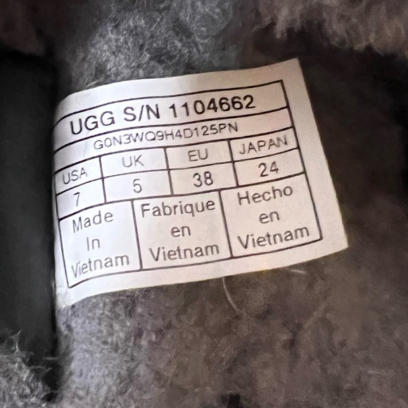UGG Fuzz Yeah Slippers Charcoal Gray - Picture 6 of 6